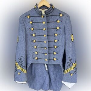 Vintage Men's Military West Point Dress Blue Formal Uniform Wool Jacket 44R USA